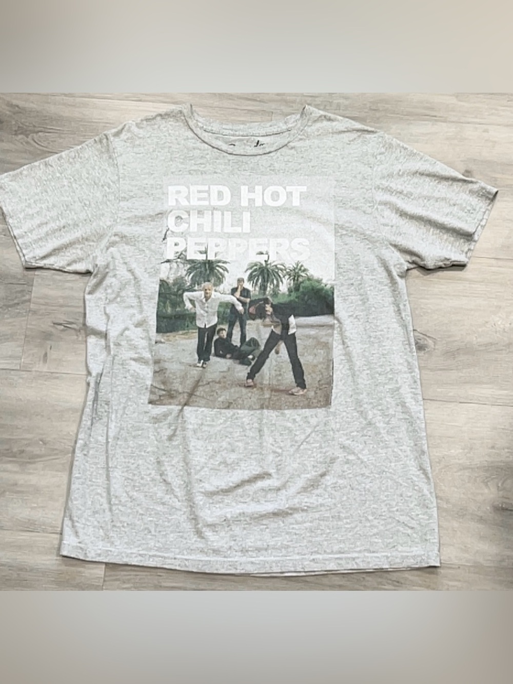 Red Hot Chili Peppers Bravado Band Concert Tour Graphic T Shirt Gray Size Large